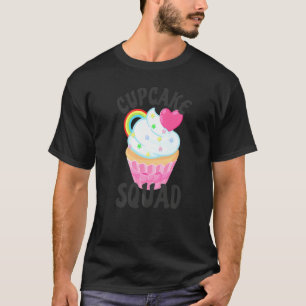 Cupcake Squad Retro T Shirt