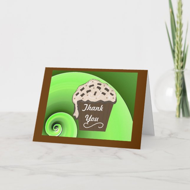 Cupcake Tack Kort (Framsida)