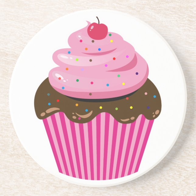 Cupcake Underlägg Sandsten (Framsidan)