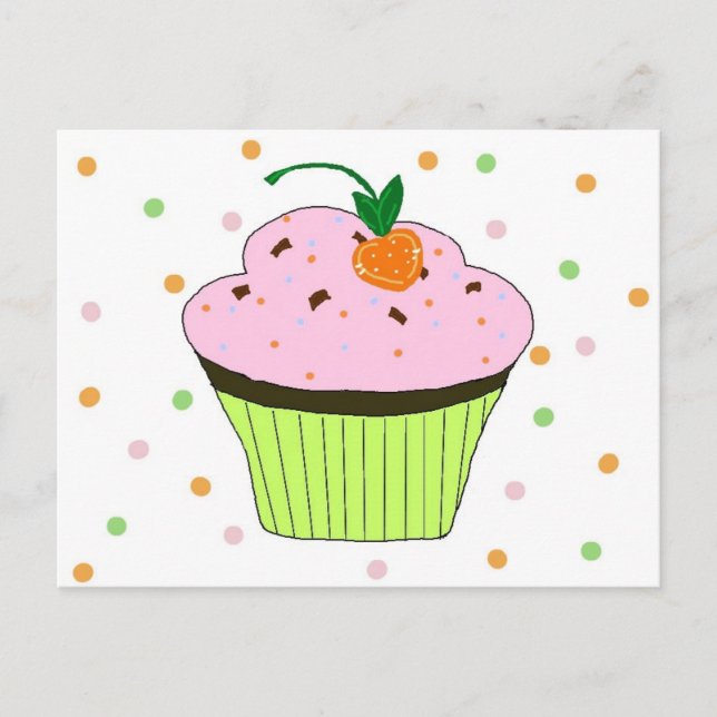 Cupcake Vykort (Framsida)