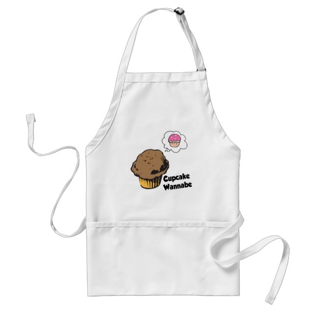 Cupcake Wannabe Muffin Förkläde (Framsidan)
