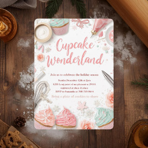 Cupcake Wonderland Pastell Inbjudningar