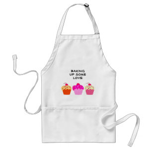 Cupcakes Bakning upp lite kärlek Förkläde