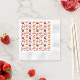 Cupcakes Cookies och godis Pappersservett