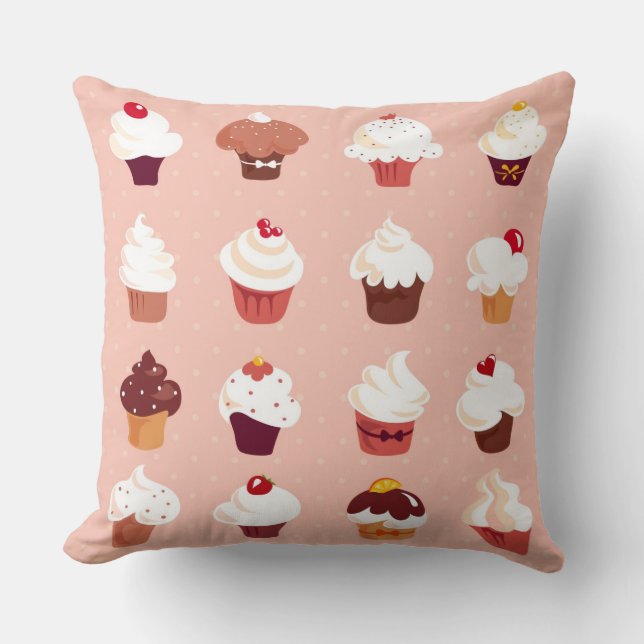 Cupcakes Kudde (Framsida)