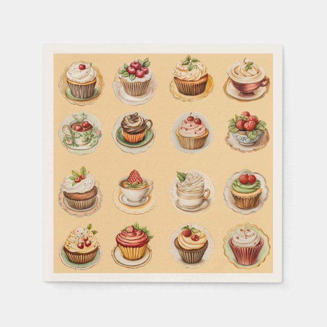 Cupcakes Pappersservett (Framsidan)