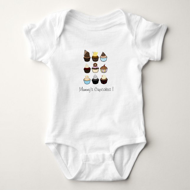 Cupcakes T Shirt (Framsida)
