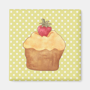 Cupcakes Tårtor Bakverk Magnet