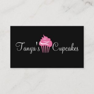Cupcakes, Tårtor, Mat, Catering, Bakarverksamhet Visitkort