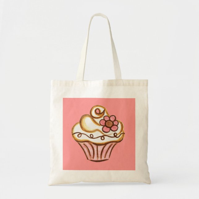 Cupcakeväska Tygkasse (Framsidan)