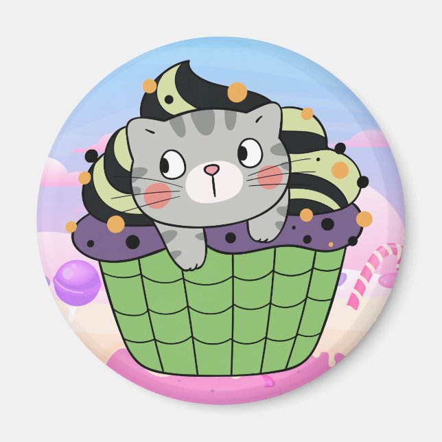 Cupcat Magnet (Framsidan)