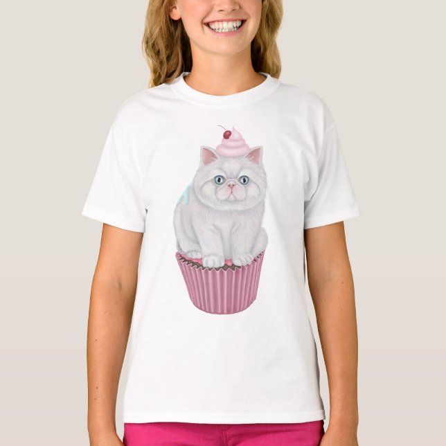 Cupcat T Shirt (Framsida)