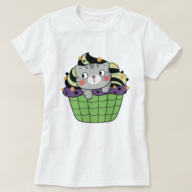 Cupcat T-Shirt (Design framsida)