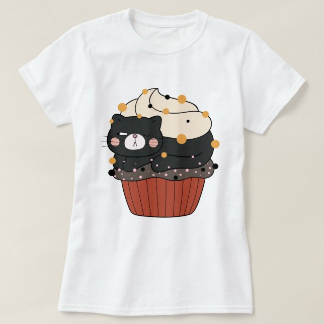 Cupcat T-Shirt (Design framsida)