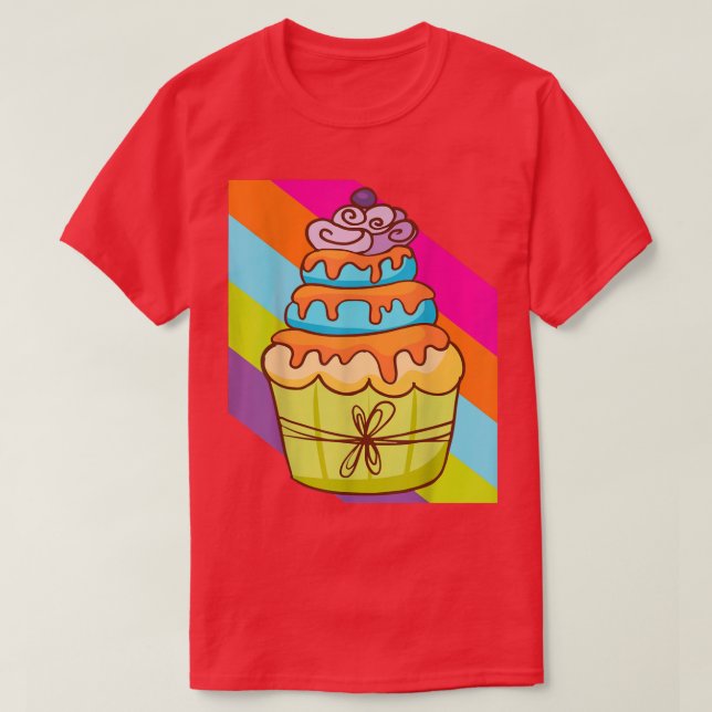 Cupcoa Bake Bakery Baker Cake Food Delicious Swee T Shirt (Design framsida)