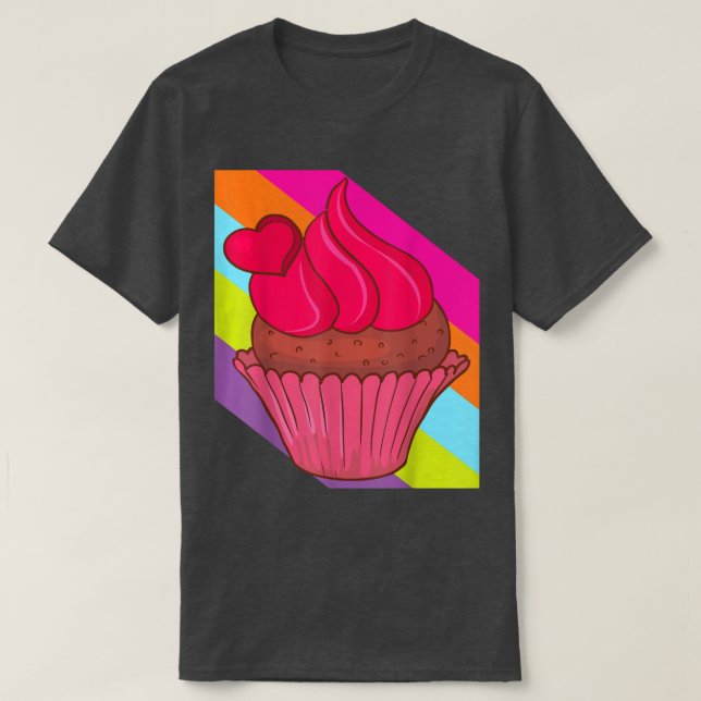 Cupcoa Bake Bakery Baker Cake Food Delicious Swee T Shirt (Design framsida)
