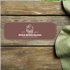 Cupcoa Baker Bakery Chef Catering Business Namnbricka