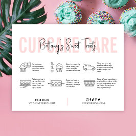 Cupcoa Care Instructions Guide Rosa Aesthetic Tack Kort