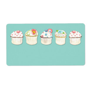 Cupcoa Dessert Baking Bakery Business Identity Fraktsedel