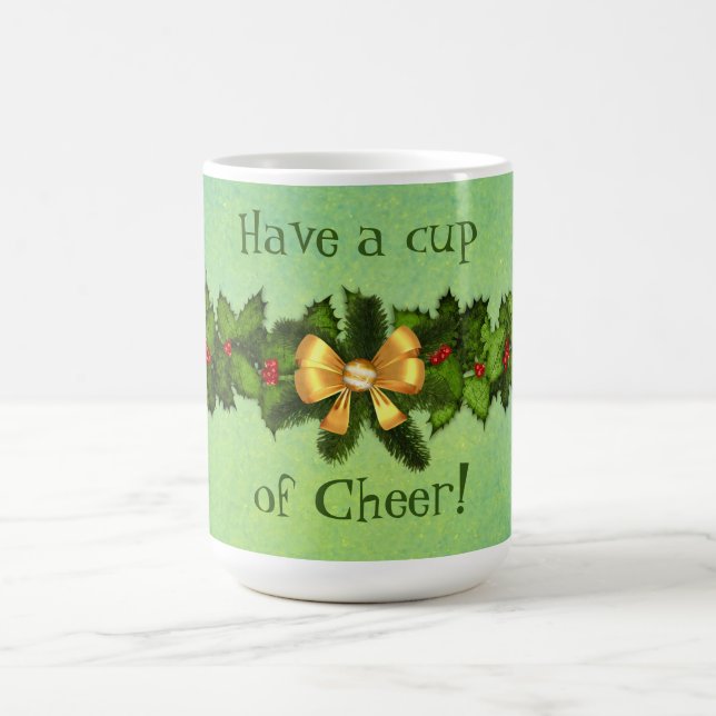 Cupen Cheer Jul Holiday Retro Mug Cup Kaffemugg (Center)