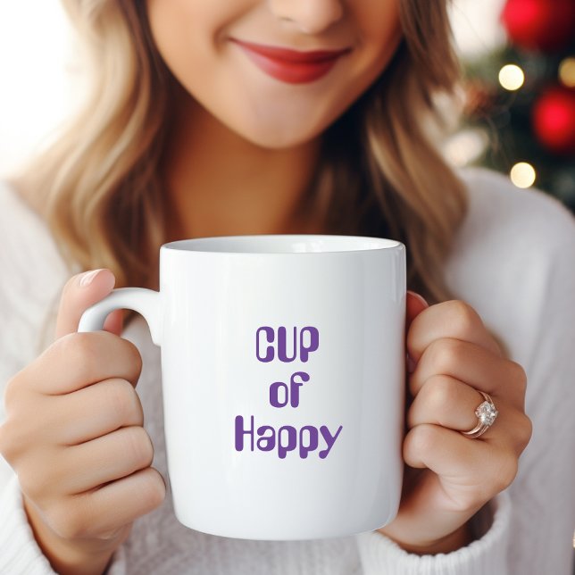 Cupen Glad Coffee Mug Två-Tonad Mugg (Skapare uppladdad)
