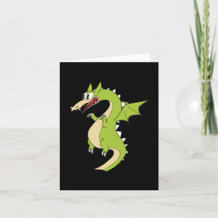 Cuphead Dragon-märke (grim Matchstick) Kort
