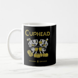 Cuphead och Mugman Best Buds Guld Kostym Kaffemugg