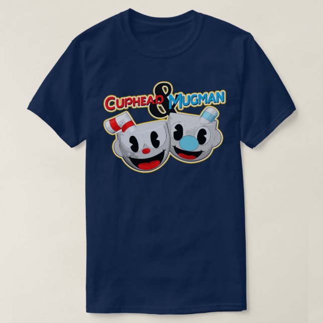 Cuphead och Mugman T Shirt (Design framsida)