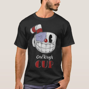 Cuphead One Tuff Kopp Black Öga Wink Premium T Shirt
