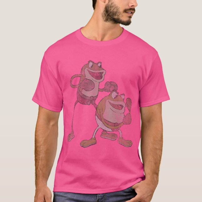 Cuphead Ribby och Croaks Boxing Frogs T Shirt (Framsida)