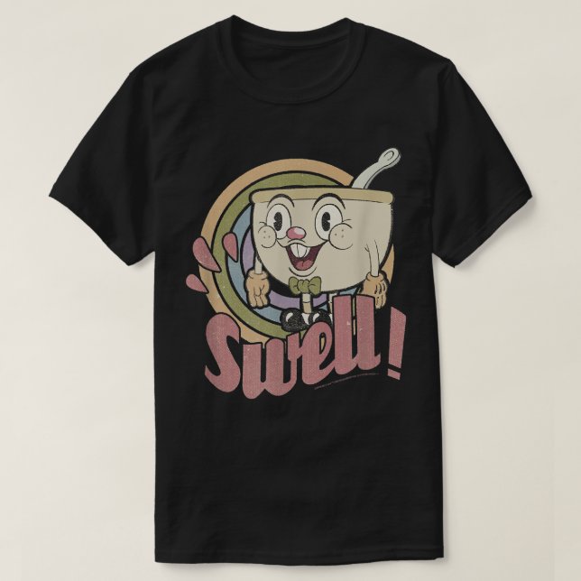 Cuphead Show Bowlboy Swell! Poster  T Shirt (Design framsida)
