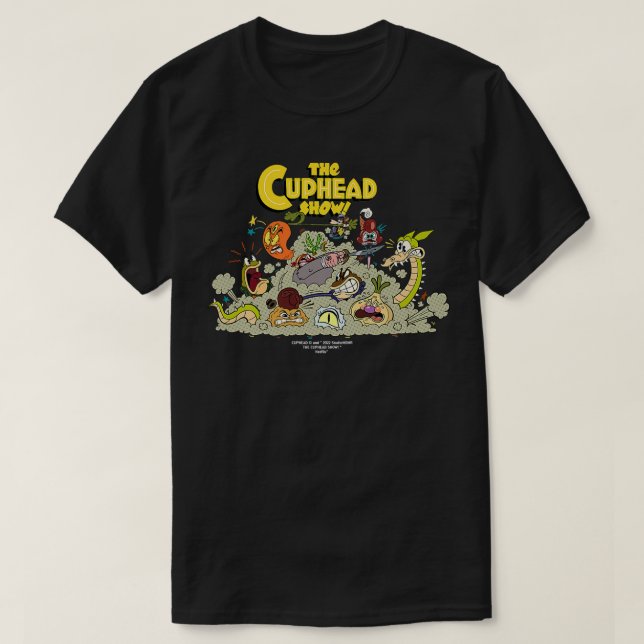 Cuphead Show! Premium för Chef-grafikkort T Shirt (Design framsida)