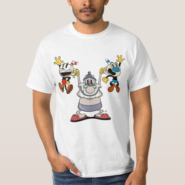 Cuphead-vintage T Shirt (Framsida)