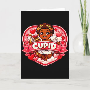 Cupid afroamerikansk Alla hjärtans dag Kort