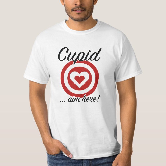 Cupid Aim här T Shirt (Framsida)