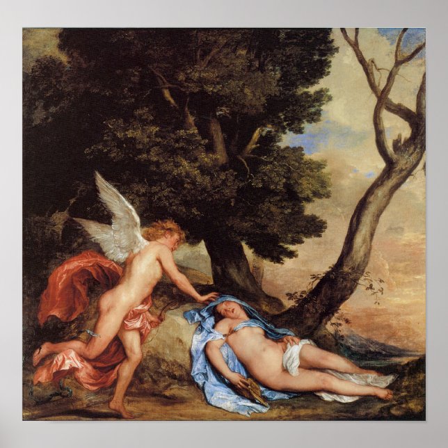 Cupid and Psyche, 1638-40 Poster (Framsidan)