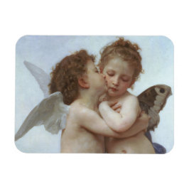 Cupid and Psyche as children - William Bouguereau Magnet