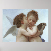 Cupid and Psyche as children - William Bouguereau