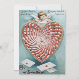 Cupid Ängel Kalejdoskop Bröllopsinbjudan Inbjudningar