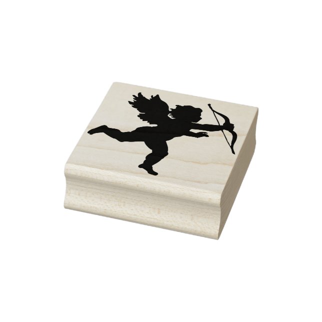 Cupid ängslsilhuette art frimärke stämpel (Stämpel)