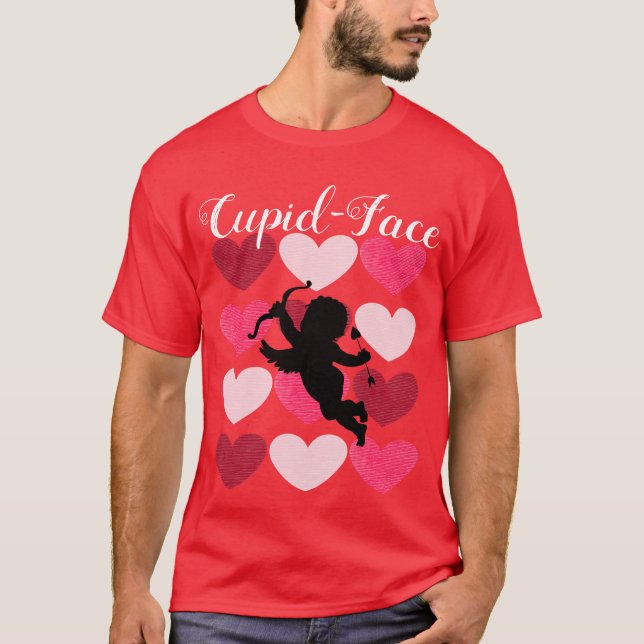 Cupid-Ansikte T Shirt (Framsida)
