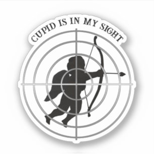 Cupid Anti Alla Hjärtans Dag Klistermärken