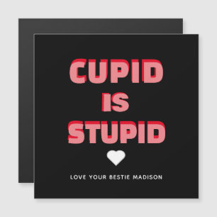 Cupid är ett tjockt Valentines day-frasmagnet.