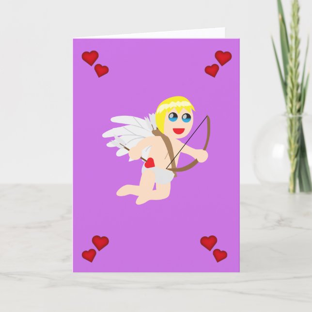Cupid är inte dum, han har stor smak kort (Framsida)