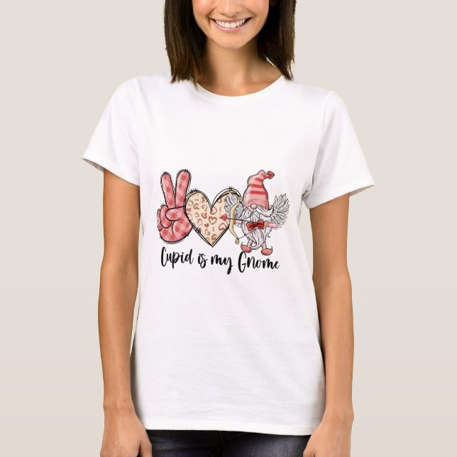 Cupid är min Gnome T Shirt (Framsida)