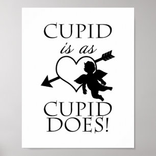 Cupid är som Cupid Valentine Poster