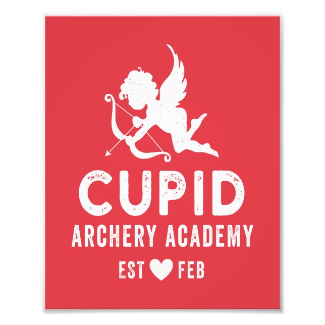 Cupid Archery Academy Fototryck (Framsidan)
