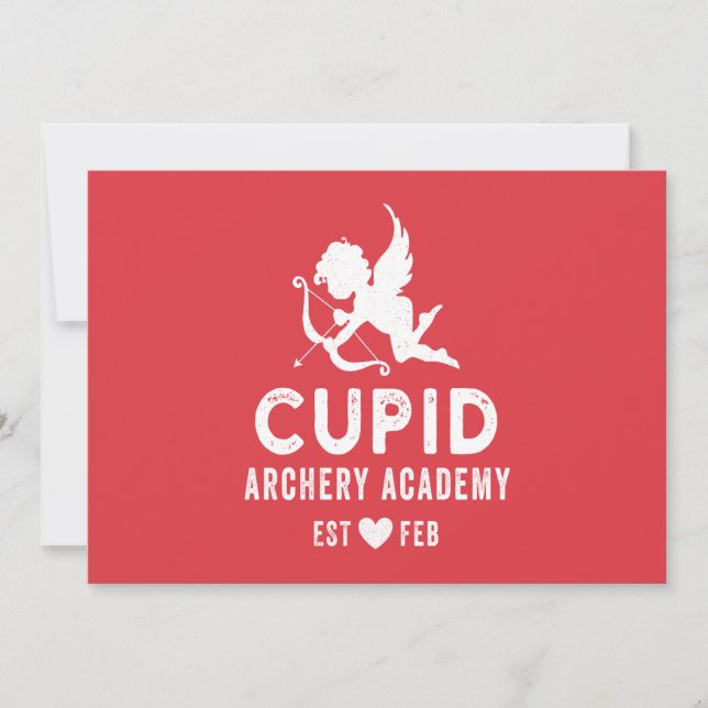 Cupid Bågskytteskola Inbjudningar (Framsida)