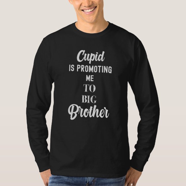 Cupid befordrar mig till Big Brother Valentiness D T Shirt (Framsida)