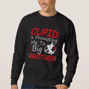 Cupid befordrar mig till storebror Småbarn Valen Lång Ärmad Tröja